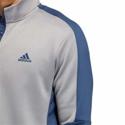 ADIDAS Gents Color Block ¼ Zip Pullover Grey Three - Crew Navy -Cheap Footwear Store P HG8831ADIDASPULLOVERGREYTHREECREWNAVYGENTS 4 L