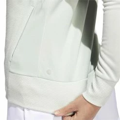 ADIDAS Ladies Textured Full Zip Jacket Linen Green -Cheap Footwear Store P HI1752ADIDASJACKETLINENGREENLADIES 5 L