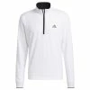 ADIDAS Gents Primegreen ¼ Zip Sweatshirt White