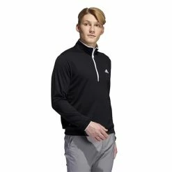 ADIDAS Gents Primegreen ¼ Zip Sweatshirt Black - White -Cheap Footwear Store P HM8272ADIDASSWEATSHIRTBLACKWHITEGENTS 3 L