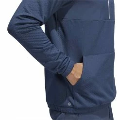 ADIDAS Gents ¼ Zip Fleece Parka With Hood Crew Navy 13 ADIDAS Gents ¼ Zip Fleece Parka With Hood Crew Navy -Cheap Footwear Store P HM8284ADIDASHOODIECREWNAVYGENTS 5 L