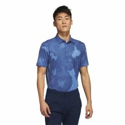 ADIDAS Gents Flower Mesh Polo Shirt Blue Fusion - Collegiate Navy -Cheap Footwear Store P HS1128ADIDASSHIRTBLUEFUSIONCOLLEGIATENAVYGENTS 2 L