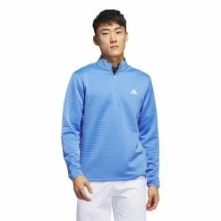 ADIDAS Gents DWR ¼ Zip Sweatshirt Blue Fusion -Cheap Footwear Store P HY3905ADIDASSWEATSHIRTBLUEFUSIONGENTS 2 L