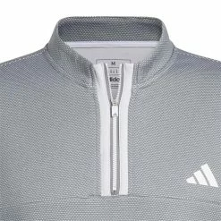 ADIDAS Gents Microdot ¼ Zip Pullover White - Grey Three -Cheap Footwear Store P IA4763ADIDASPULLOVERWHITEGREYTHREEGENTS 4 L