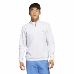 ADIDAS Gents Elevated ¼ Zip Pullover White 10 ADIDAS Gents Elevated ¼ Zip Pullover White -Cheap Footwear Store P IB6113ADIDASPULLOVERVESTWHITEGENTS 2 L