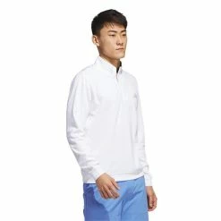 ADIDAS Gents Elevated ¼ Zip Pullover White 11 ADIDAS Gents Elevated ¼ Zip Pullover White -Cheap Footwear Store P IB6113ADIDASPULLOVERVESTWHITEGENTS 3 L