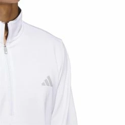 ADIDAS Gents Elevated ¼ Zip Pullover White 12 ADIDAS Gents Elevated ¼ Zip Pullover White -Cheap Footwear Store P IB6113ADIDASPULLOVERVESTWHITEGENTS 4 L