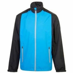 ProQuip Junior AquaStorm PX1 PAR Rain Jacket Bright Blue - Black
