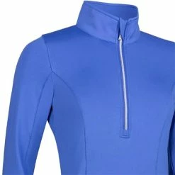 Glenmuir Ladies Carina Zip Neck Shaped Panel Performance Midlayer Tahiti -Cheap Footwear Store P LF2625GLENMUIRMIDLAYERTAHITILADIES 1 L