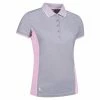 Glenmuir Ladies Teri Polo Shirt Light Grey Marl - Candy -Cheap Footwear Store P LSP2697GLENMUIRSHIRTLIGHTGREYMARLCANDYLADIES L