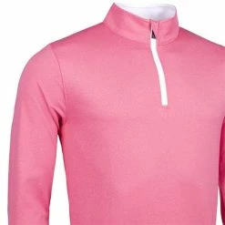 Glenmuir Gents Wick Zip Neck Lightweight Performance Midlayer Sorbet Marl - White -Cheap Footwear Store P MF7503GLENMUIRMIDLAYERSORBETMARLWHITEGENTS 1 L