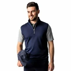 Glenmuir Gents Charles Zip Neck Sleeveless Midlayer Navy - Light Grey 7 Glenmuir Gents Charles Zip Neck Sleeveless Midlayer Navy - Light Grey -Cheap Footwear Store P MF7556GLENMUIRMIDLAYERNAVYGREYGENTS 2 L