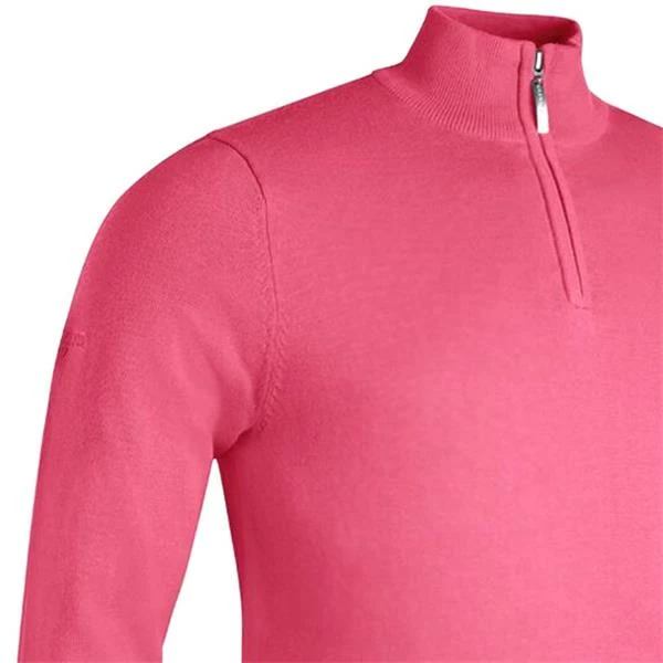 Glenmuir Gents Devon Zip Neck Sweater Sorbet 4 Glenmuir Gents Devon Zip Neck Sweater Sorbet - Image 2