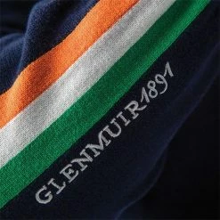 Glenmuir Gents Dublin Zip Neck Irish Flag Stripe Cotton Golf Sweater Navy -Cheap Footwear Store P MKC7548GLENMUIRSWEATERNAVYGENTS 3 L