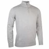 Glenmuir Gents Dalbeattie Zip Neck Touch Of Cashmere Sweater Light Grey Marl -Cheap Footwear Store P MKC7555GLENMUIRSWEATERLIGHTGREYMARLGENTS L
