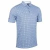 Glenmuir Gents All Over Micro G Print Performance Polo Shirt White - Navy - Tahiti -Cheap Footwear Store P MSP7626GLENMUIRSHIRTWHITENAVYTAHITIGENTS L