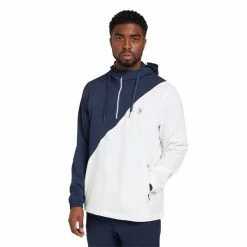 Original Penguin Gents Colour Block Jacket Black Iris (417) -Cheap Footwear Store P OGJSD055ORIGINALPENGUINJACKETBLACKIRIS417GENTS 4 L