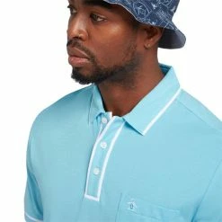 Original Penguin Gents Earl Performance Polo Shirt Aquarius (476) -Cheap Footwear Store P OGKSB0B0ORIGINALPENGUINSHIRTAQUARIUS476GENTS 5 L