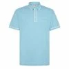 Original Penguin Gents Earl Performance Polo Shirt Aquarius (476)
