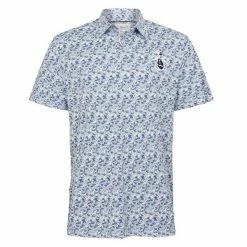 Original Penguin Umbrella Novelty Print Polo Shirt Astral Night (401)