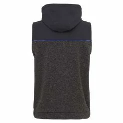 Original Penguin Gents Mixed Fleece Hoodie Vest Dark Caviar Heather (011) -Cheap Footwear Store P OGKSD057ORIGINALPENGUINHOODIEVEST011CAVIARGENTS 1 L