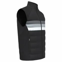 Original Penguin Gents Full Zip Insulated 70's Vest Caviar (001) -Cheap Footwear Store P OGVFC036ORIGINALPENGUINVESTCAVIAR001GENTS 2 L