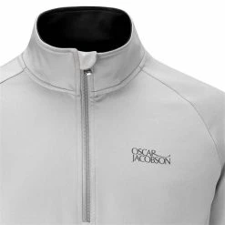 Oscar Jacobson Gents Trent Tour Pullover Light Grey - Black -Cheap Footwear Store P OJTOP0021OSCARJACOBSONPULLOVERGREYBLACKGENTS 2 L