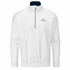 Oscar Jacobson Gents Trent Tour Pullover White