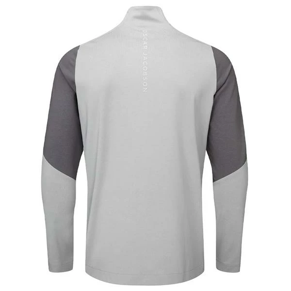 Oscar Jacobson Gents Lodstock Tour Mid Layer Light Grey Marl 4 Oscar Jacobson Gents Lodstock Tour Mid Layer Light Grey Marl - Image 2