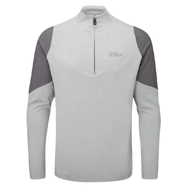 Oscar Jacobson Gents Lodstock Tour Mid Layer Light Grey Marl 3 Oscar Jacobson Gents Lodstock Tour Mid Layer Light Grey Marl