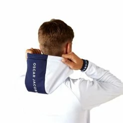 Oscar Jacobson Gents Travis Full Zip Hoodie White - Navy 11 Oscar Jacobson Gents Travis Full Zip Hoodie White - Navy -Cheap Footwear Store P OJTOP0044OSCARJACOBSONHOODIEWHITENAVYGENTS 4 L