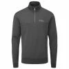 Oscar Jacobson Gents Hawkes Tour II ½ Zip Pullover Pewter -Cheap Footwear Store P OJTOP0076OSCARJACOBSONPULLOVERPEWTERGENTS L