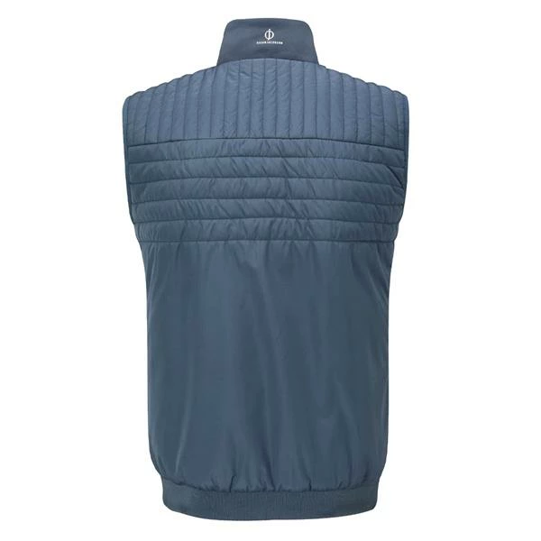 Oscar Jacobson Gents Hodgson Padded Gilet China Blue 4 Oscar Jacobson Gents Hodgson Padded Gilet China Blue - Image 2