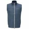 Oscar Jacobson Gents Hodgson Padded Gilet China Blue
