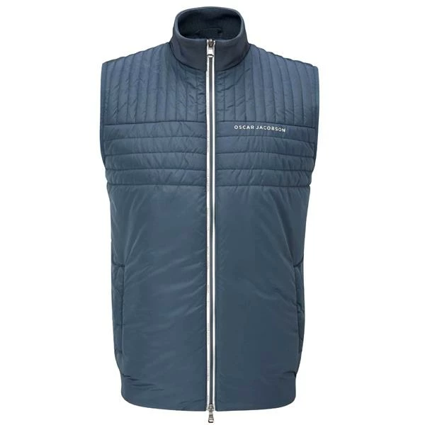 Oscar Jacobson Gents Hodgson Padded Gilet China Blue 3 Oscar Jacobson Gents Hodgson Padded Gilet China Blue