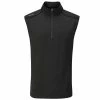 Ping Gents Ramsey ½ Zip Fleece Vest Black