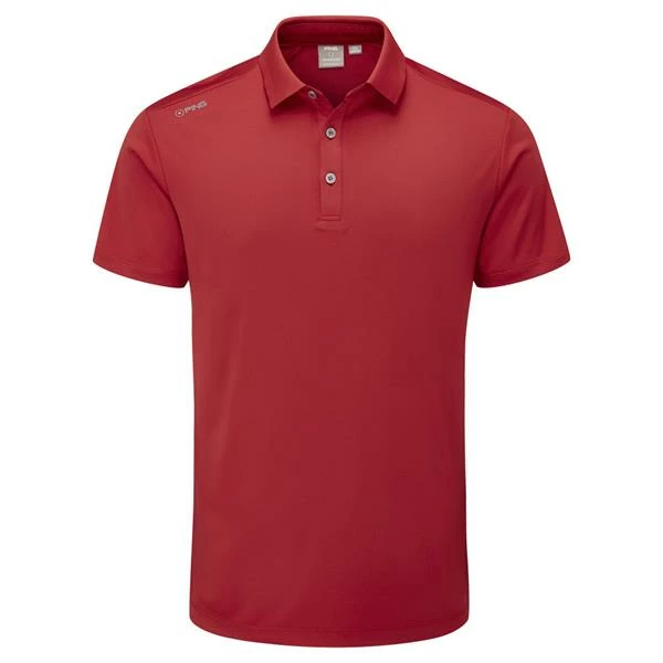 Ping Gents Lindum Polo Shirt Rich Red 3 Ping Gents Lindum Polo Shirt Rich Red