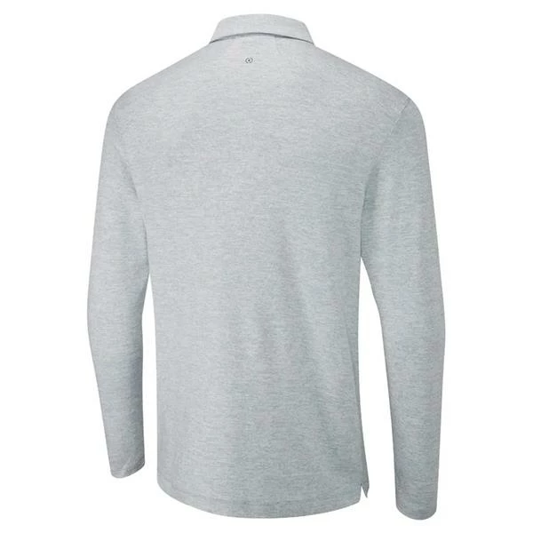 Ping Gents Angus Long Sleeve Polo Shirt Scuba Blue 4 Ping Gents Angus Long Sleeve Polo Shirt Scuba Blue - Image 2