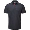 Ping Gents Geo Polo Shirt Navy - Firebrick -Cheap Footwear Store P P03520PINGGENTSGEOPOLOSHIRTNAVYFIRENF09 L