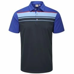 Ping Gents Sinclair Polo Shirt Blue Surf