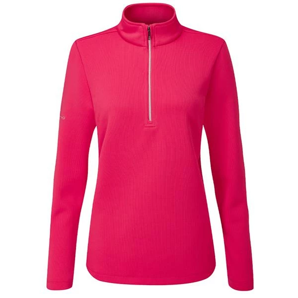 Ping Ladies Lyla ½ Zip Top Rosebud 3 Ping Ladies Lyla ½ Zip Top Rosebud