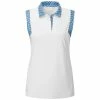 Ping Ladies Evie Sleeveless Polo Shirt White Horizon Multi -Cheap Footwear Store P P93561PINGSHIRTWHITEHORIZONMULTIWH74LADIES 1 L