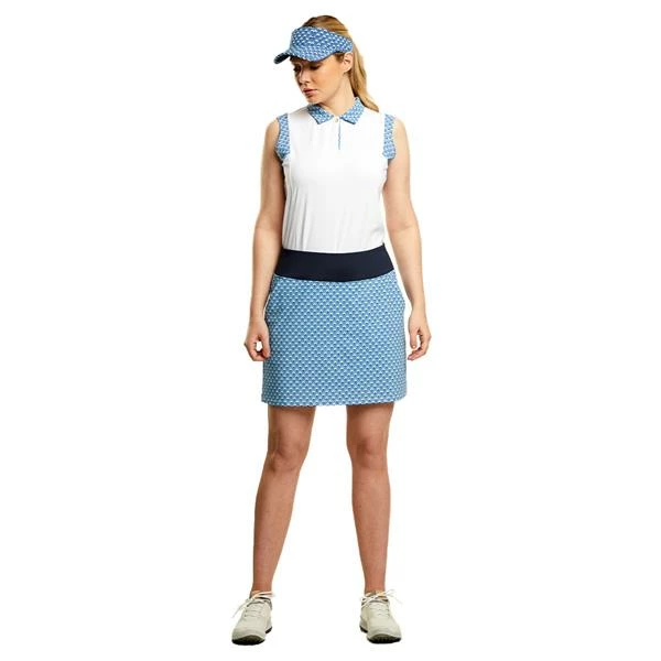 Ping Ladies Evie Sleeveless Polo Shirt White Horizon Multi 5 Ping Ladies Evie Sleeveless Polo Shirt White Horizon Multi - Image 3
