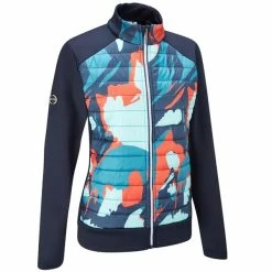 Ping Ladies Pip Jacket Navy Multi -Cheap Footwear Store P P93575PINGJACKETNAVYMULTILADIES 2 L