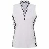 Ping Ladies Bardot Sleeveless Polo Shirt White - Black Multi 1 Ping Ladies Bardot Sleeveless Polo Shirt White - Black Multi -Cheap Footwear Store P P93610PINGSHIRTWHITEBLACKMULTILADIES L