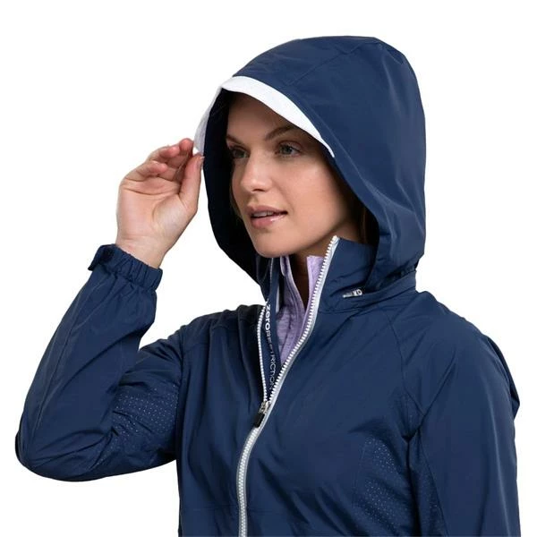 Zero Restriction Ladies Olivia Hooded Waterproof Jacket Storm - White 7 Zero Restriction Ladies Olivia Hooded Waterproof Jacket Storm - White - Image 5