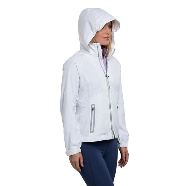Zero Restriction Ladies Olivia Hooded Waterproof Jacket White 6 Zero Restriction Ladies Olivia Hooded Waterproof Jacket White - Image 4