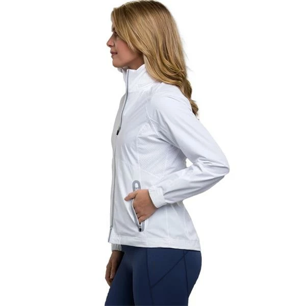Zero Restriction Ladies Olivia Hooded Waterproof Jacket White 7 Zero Restriction Ladies Olivia Hooded Waterproof Jacket White - Image 5