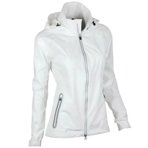 Zero Restriction Ladies Olivia Hooded Waterproof Jacket White 5 Zero Restriction Ladies Olivia Hooded Waterproof Jacket White - Image 3
