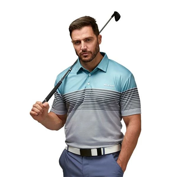 Stuburt Gents Highland Polo Shirt Mountain - Slate Grey 5 Stuburt Gents Highland Polo Shirt Mountain - Slate Grey - Image 3